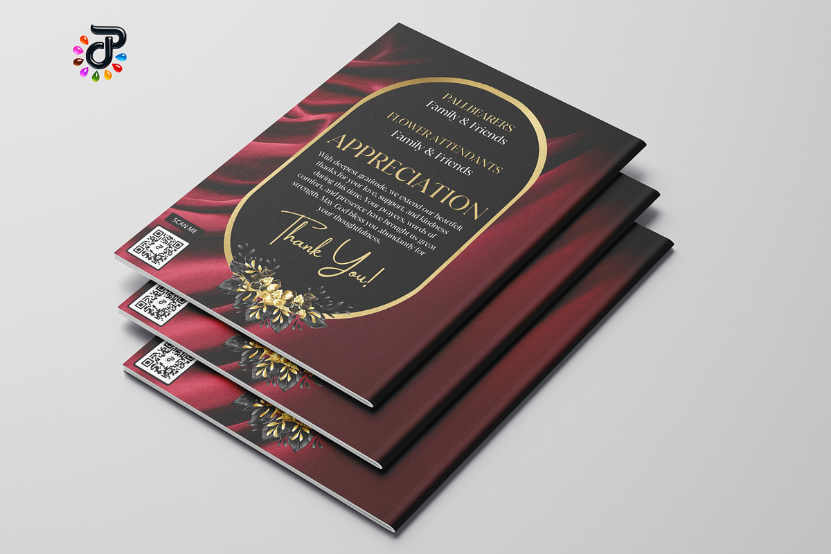 Elegant Canva Obituary Template, a Brochure Template by Protech Design ENT (Photo 9 of 9)