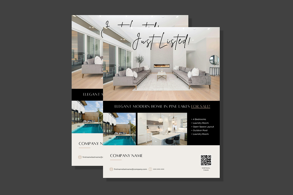 Easy to Use Real Estate Flyer Template preview 2
