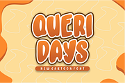 Queri Days Font, a Serif Font by albert_kalingga (Thumbnail 1 of 4)