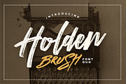Holden Brush - Font Duo, a Script Font by Dirtyline Studio (Thumbnail 2 of 7)