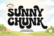 Sunny Chunk, a Handwritten Font by cocodesign (Thumbnail 1 of 8)