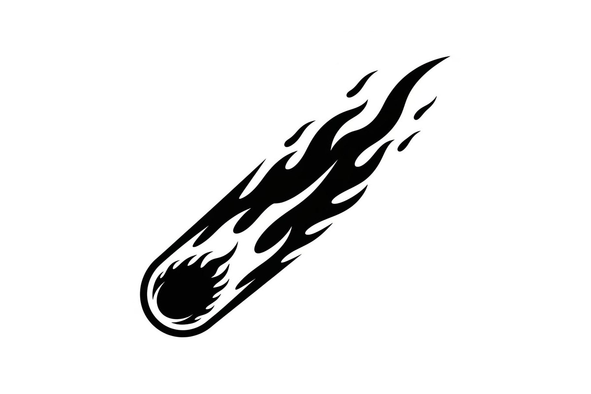 Fire Meteor Comet Silhouette Bundle, an Illustration by Designs_River (Photo 37 of 51)