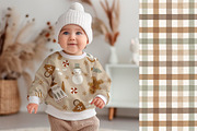 Merry Beige patterns, a Pattern Graphic by Muriel Petitpattern (Thumbnail 3 of 4)