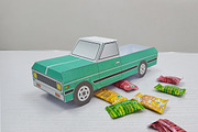 Pick up Truck favor - 3d papercraft, a Templates & Theme by PAPER amaze (Thumbnail 4 of 10)