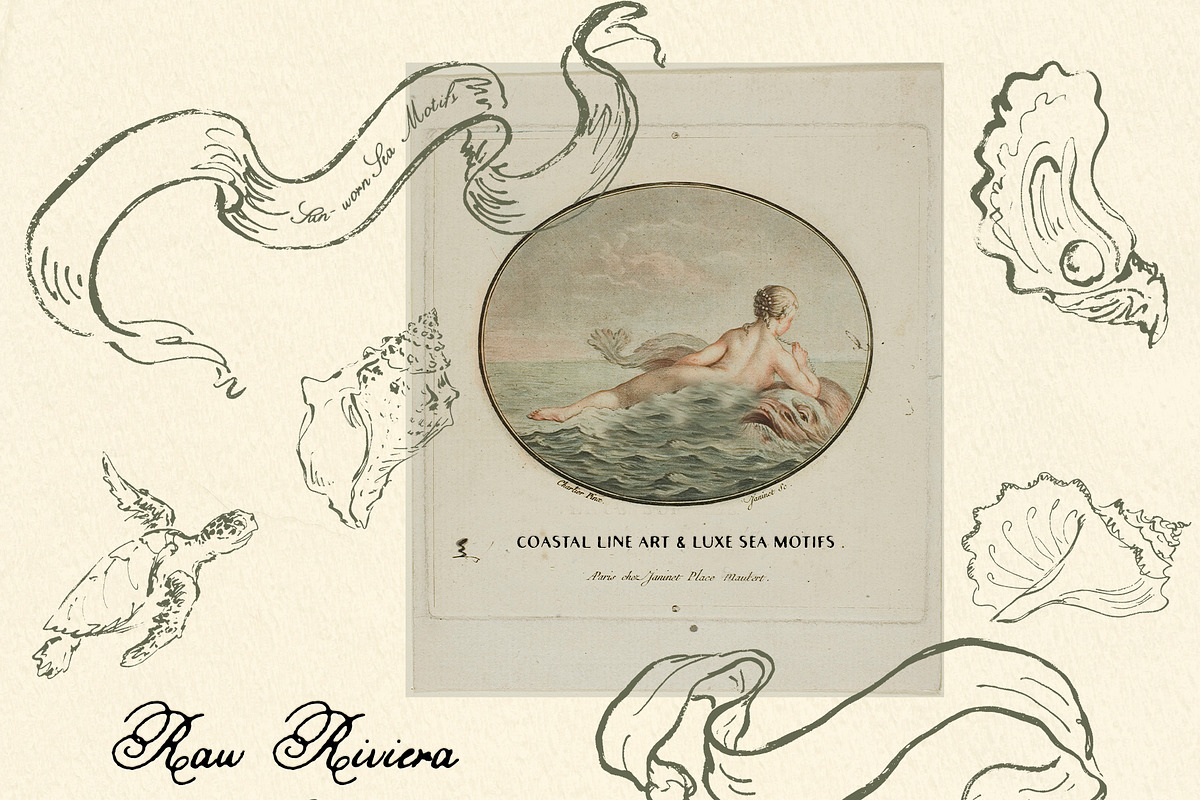 Raw Riviera: Coastal Line Art, an Object Illustration by Purple (Photo 5 of 16)