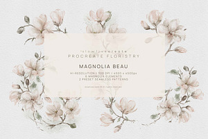 Magnolia Watercolor Collection