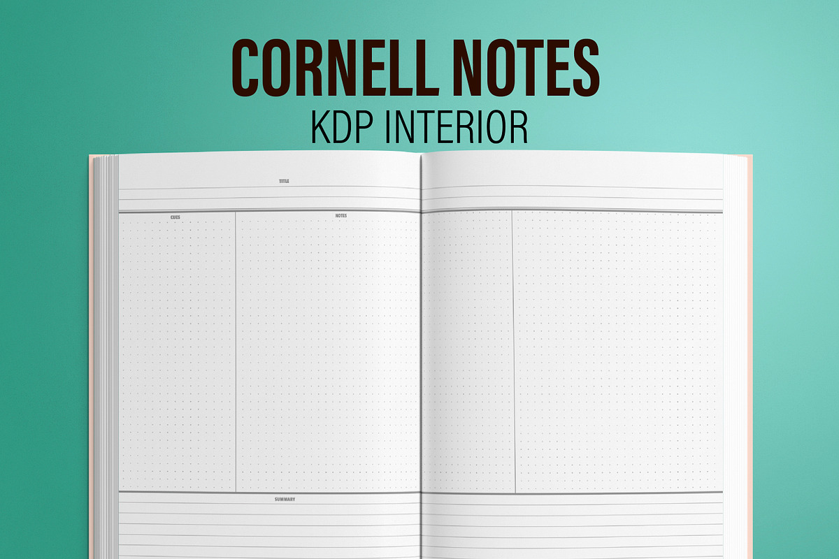 Cornell Notes KDP Interior, a Templates & Theme by MatiArtShop (Photo 1 of 2)
