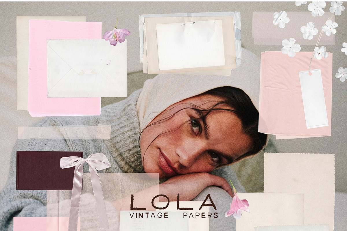 LOLA: Vintage Papers Pack, an Object Graphic by lerinartstudio (Photo 5 of 11)