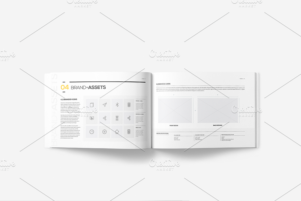 Brand Manual 28 Pages A4 / US Letter, a Brochure Template by Mastergfx (Photo 14 of 21)