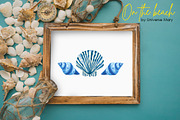 On the beach Vector Clipart Set, a Seasonal Illustration by Universe Mary (Thumbnail 4 of 8)