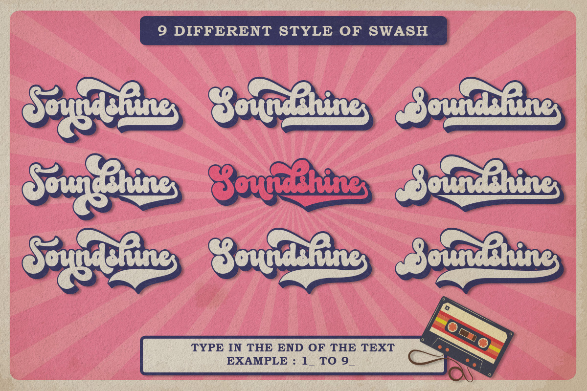 The Boldstyle | Retro Script, a Script Font by Almeera Std (Photo 8 of 11)
