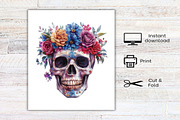 Watercolor Dark Gothic Core Clipart, an Illustration by Canvas Craft (Thumbnail 7 of 7)