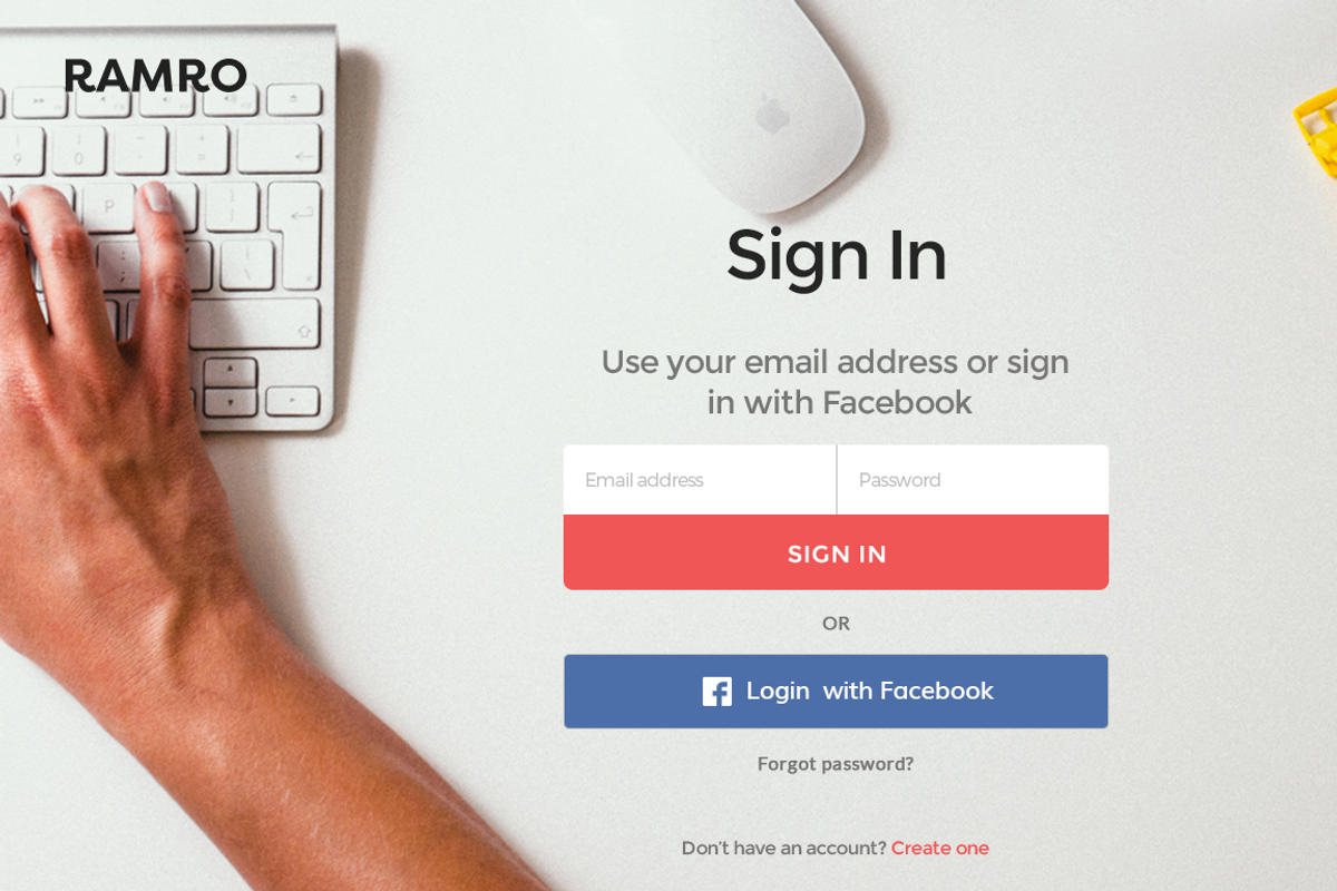 Ramro Web UI Kit - Login/Signups, an UI Kit Template by Danfe Designs (Photo 3 of 11)