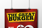 Burger Fast Food Flyer Restaurant, a Flyer Template by Graphicfy Templates (Thumbnail 5 of 5)