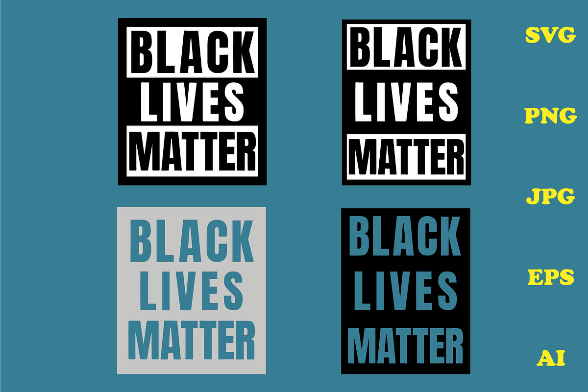 Black lives matter svg png jpg eps, an Object Graphic by FileVectorSVG