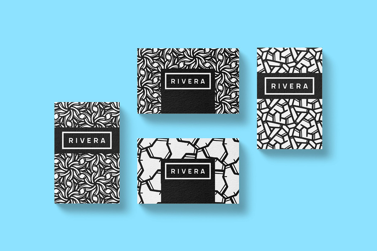 Rivera Business Card Design + Bonus, a Business Card Template by Tickyboom Design (Photo 1 of 6)