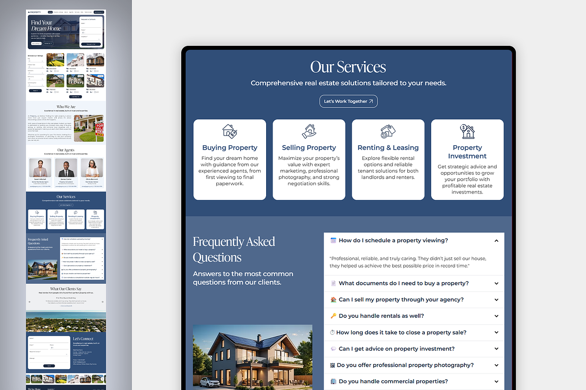 Realtor Wix Studio Website preview 8