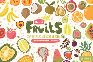 Fruits - Vector Set Vol.3