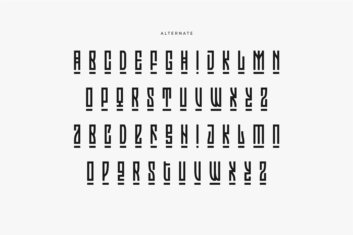 Arcoqeh - Tall Modern Font, a Sans Serif Font by suhadidesign (Photo 12 of 13)