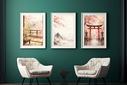 36 Japan Junk Journal Pages, a Background Graphic by LA Design (Thumbnail 9 of 10)