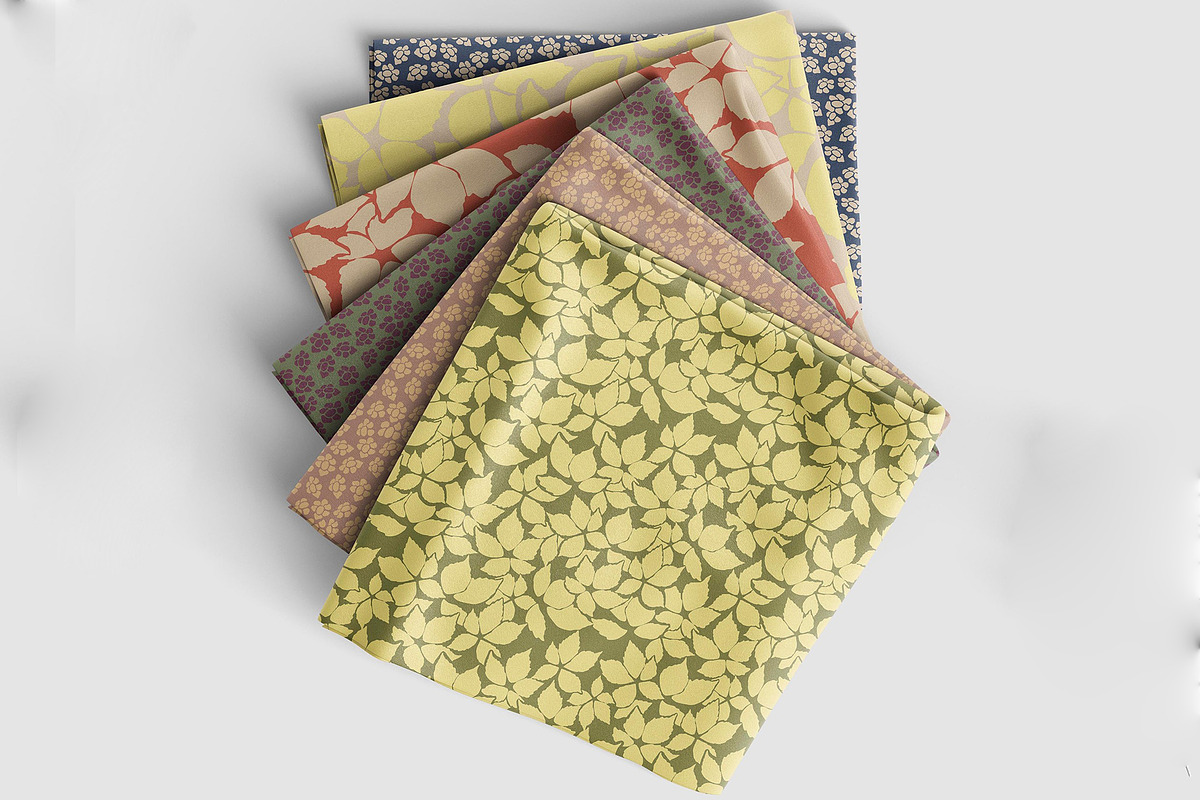 Botanical Silhouette Patterns, a Pattern Graphic by NatalieArtsDenysenko (Photo 2 of 8)