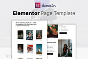 Minimal Photo - Elementor Template, a Landing Page Template by Elementor Market (Thumbnail 1 of 4)