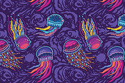 30 Fantasy Seamless Patterns, a Pattern Graphic by PenguinHouse (Thumbnail 11 of 24)