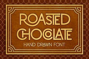 Roasted Chocolate Hand Drawn Font