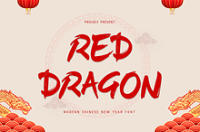 Red Dragon - Modern Chinese New Year