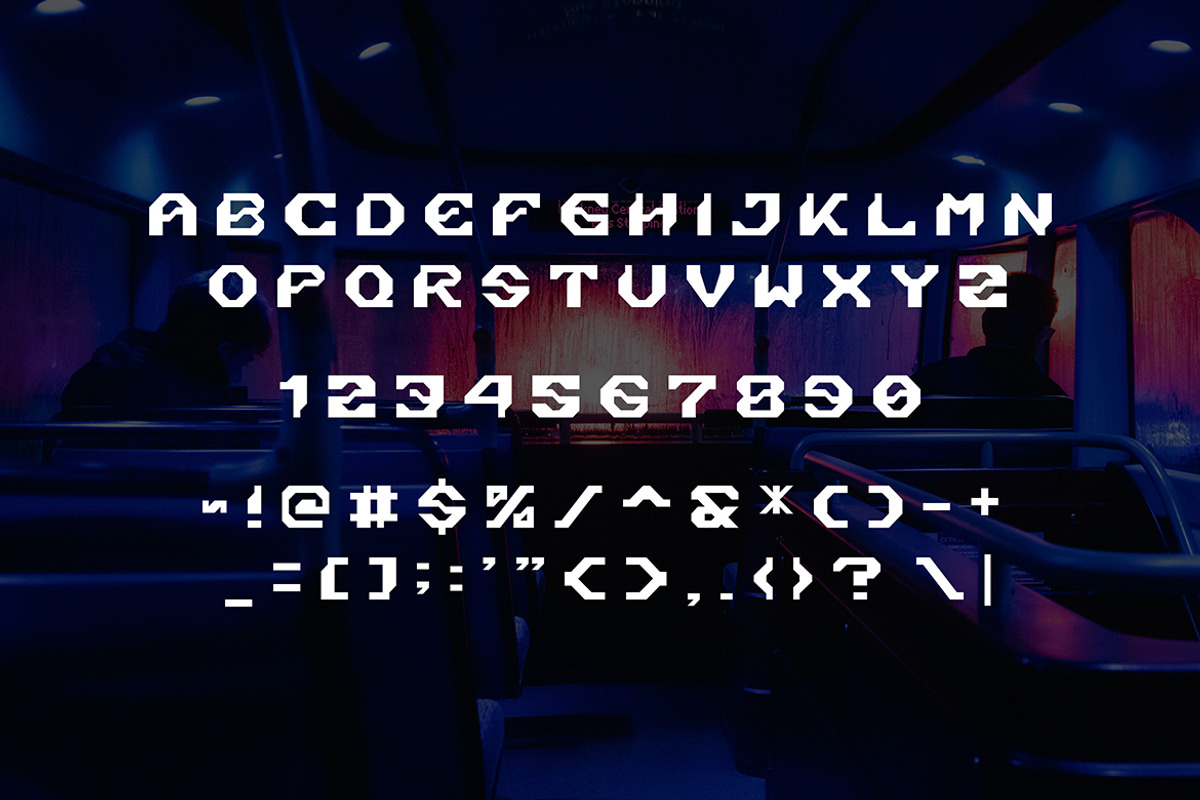 Aeroxis Futuristic Font, a Font by zerologicstudio (Photo 4 of 4)