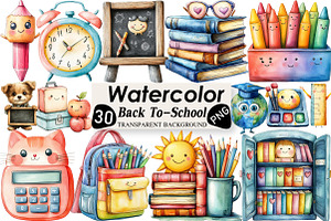 Cute Back To-School Sublimation, an Illustration by Black Bird Studio
