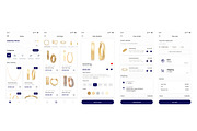 Jewelry shop, Rings E-commerce App, an App Template by nagaredesignstudio (Thumbnail 2 of 2)