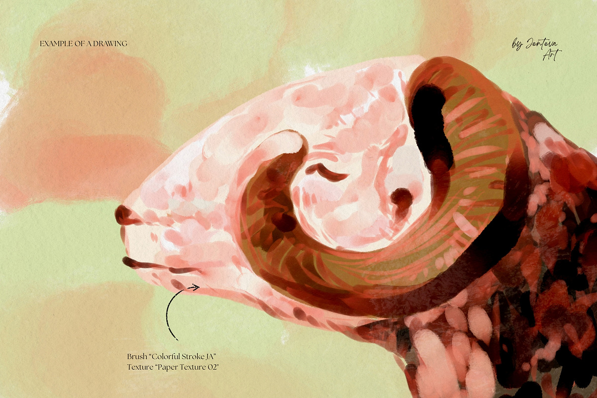 Gouache Photoshop Brush Set, a Brush Add-On by Jenteva Art (Photo 8 of 12)