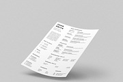 Simple Resume CV with Business Card, a Stationery Template by ND Design (Thumbnail 5 of 13)