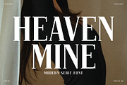 Heaven Mine Modern Serif Font, a Serif Font by Storytype Studio (Thumbnail 1 of 15)