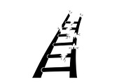 50 Broken Ladder Silhouette Bundle, an Illustration by Designs_River (Thumbnail 27 of 51)