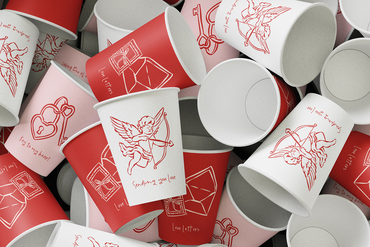 Whimsical love and wedding doodles, an Object Graphic by DesignThatMatters (Photo 2 of 11)