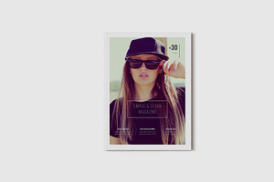 A5 Simple & Clean Magazine Template