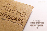 Elegant Burned Letterpress Mockup, a Mockup by LuisFaus (Thumbnail 2 of 2)