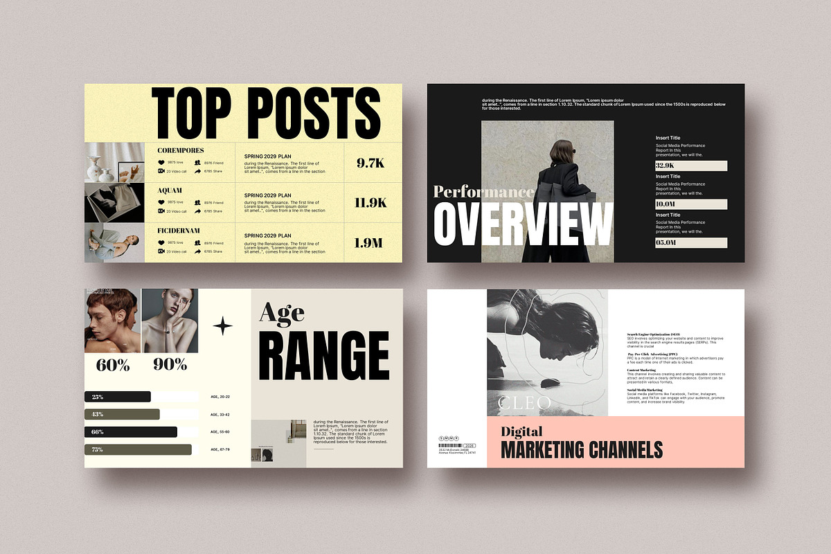Digital Marketing Strategy Template, a Presentation Template by Studio Industry (Photo 8 of 10)