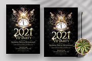 2021 NYE VIP Party - PSD Flyer, a Flyer Template by PixelsDesign (Thumbnail 1 of 3)