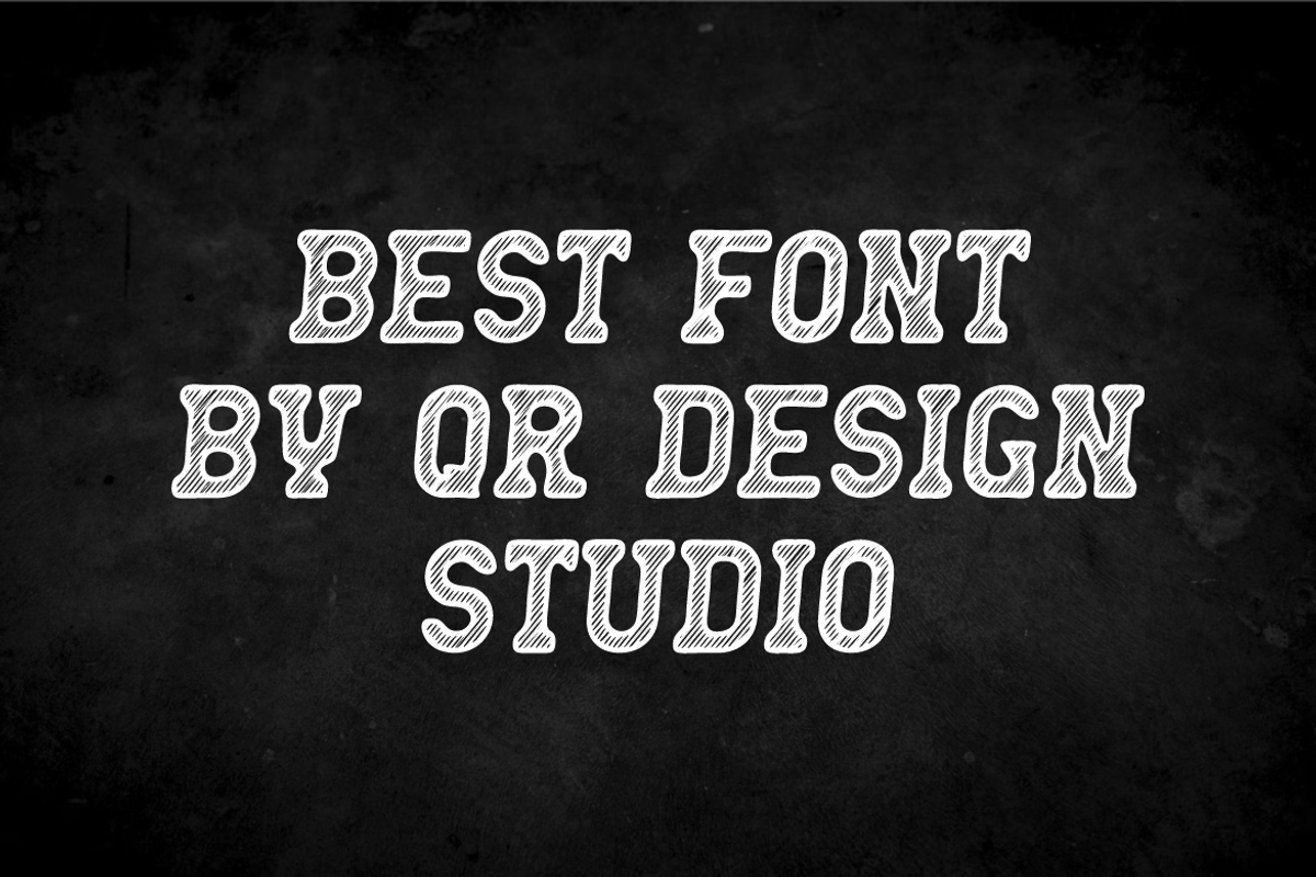 Chalk Hybrida Font, a Slab Serif Font by QR Design Studio (Photo 3 of 6)