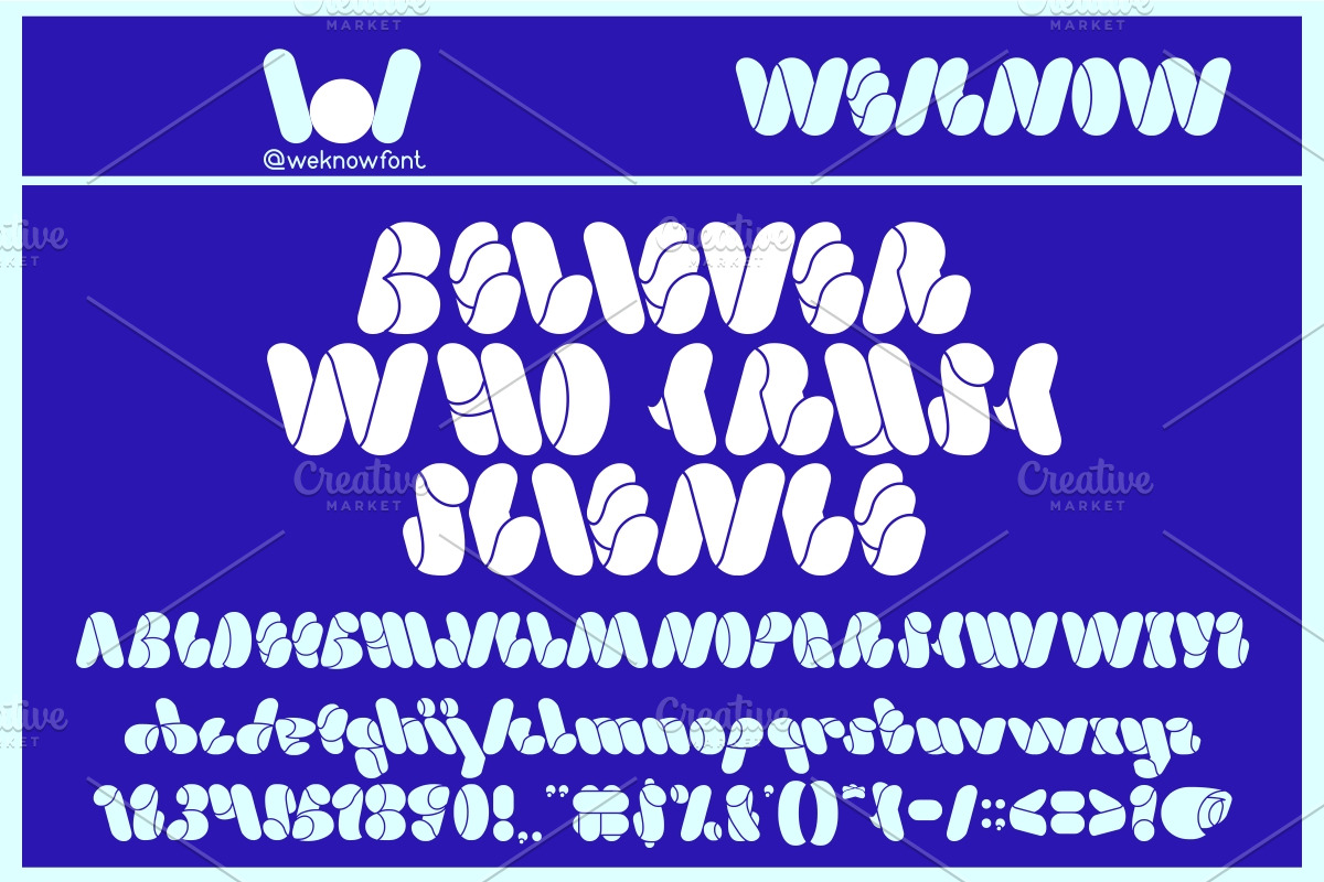 weknow font