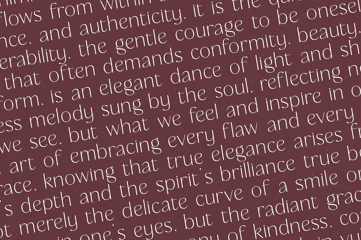 Rafbela Egitha Elegant Sans Serif, a Sans Serif Font by timelesstype.co (Photo 15 of 20)