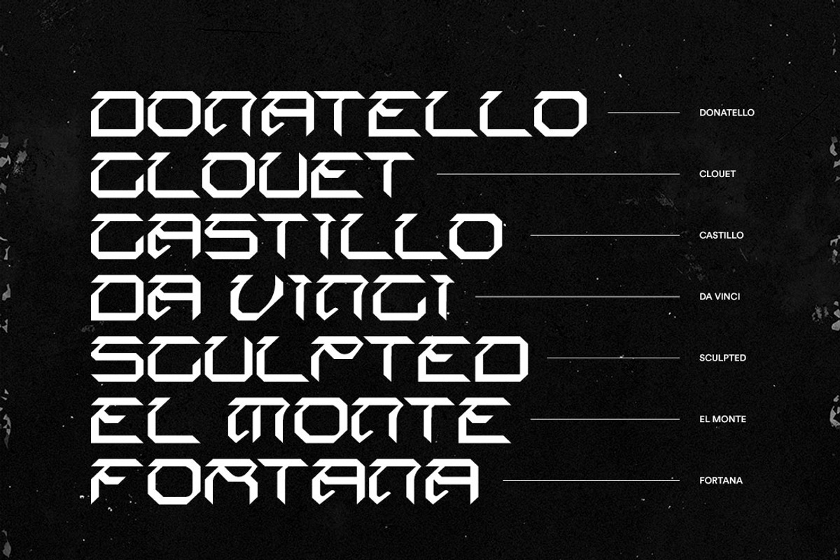 AMOR V-02, a Font by Noirthetic (Photo 3 of 8)