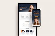 Career Portfolio Website Canva, a Landing Page Template by Digital Diva Design (Thumbnail 1 of 6)