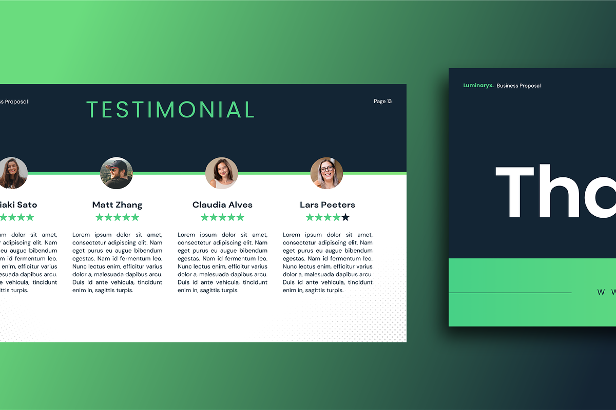 Luminaryx - Business Proposal, a Presentation Template by ArbaStudio (Photo 5 of 5)
