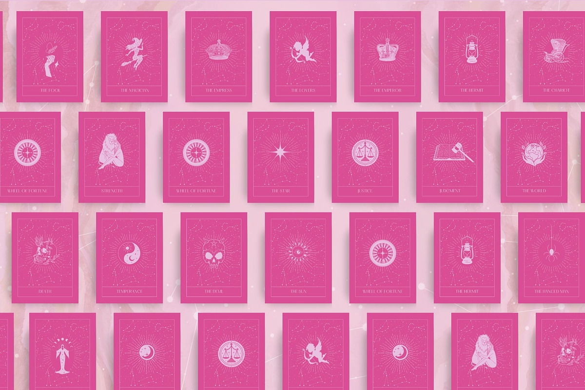 Major Arcana Tarot Card Templates preview 3