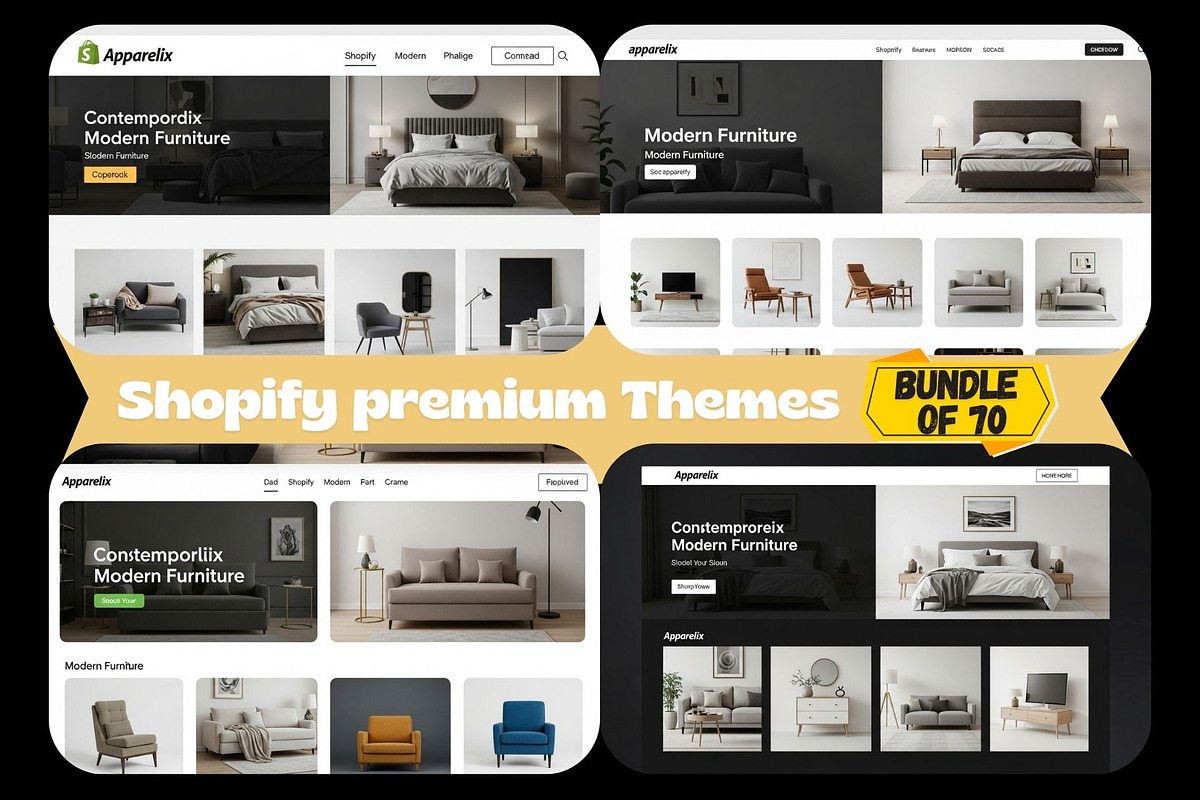 Shopify Premium 70 Themes Bundle, a Shopify Template by Aban's World (Photo 26 of 59)