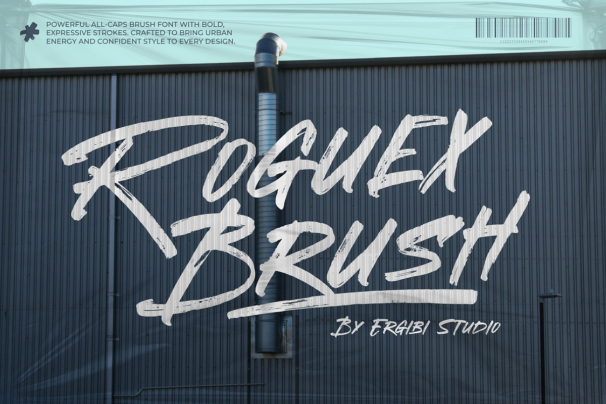 Roguex Brush - Powerful Font, a Handwritten Font by ErgibiStudio (Photo 1 of 10)